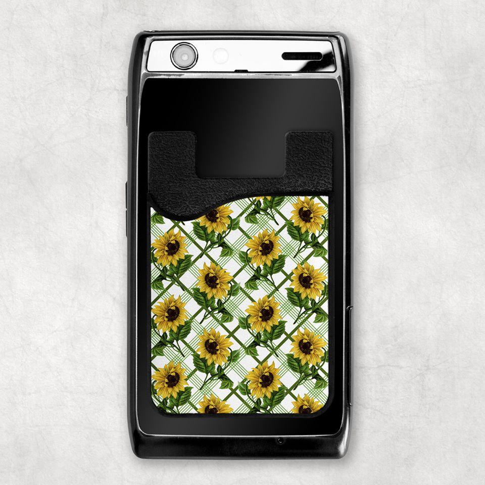 Sunflowers Card Caddy Phone Wallet