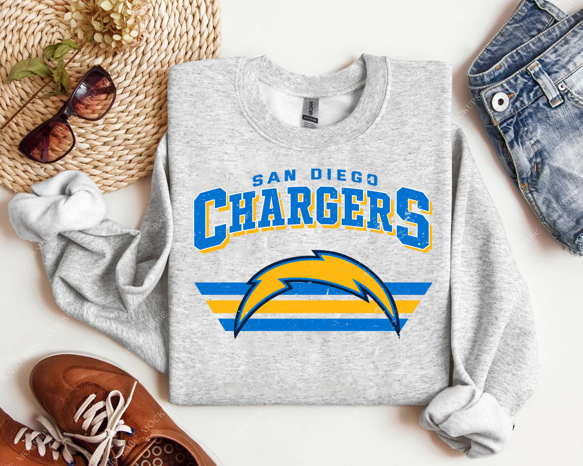 Vintage Team Chargers Graphic Tee