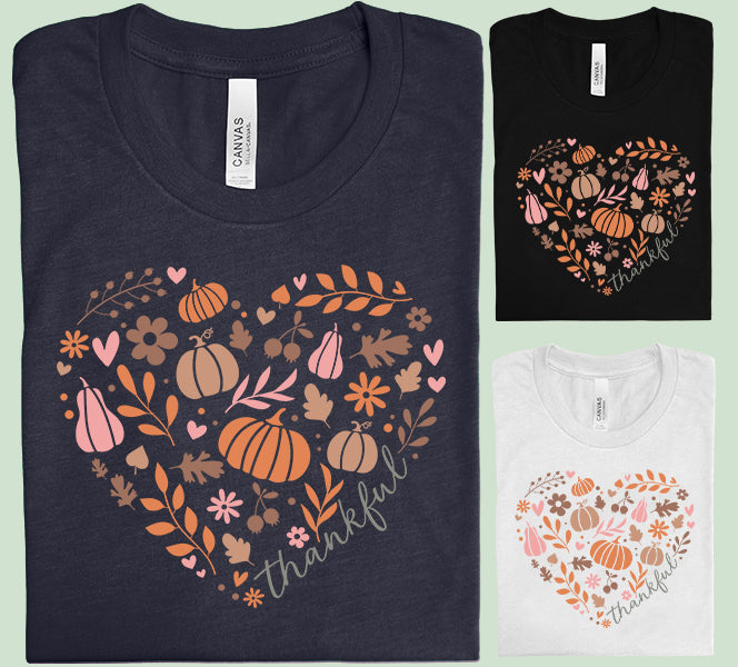 Thankful Heart Graphic Tee