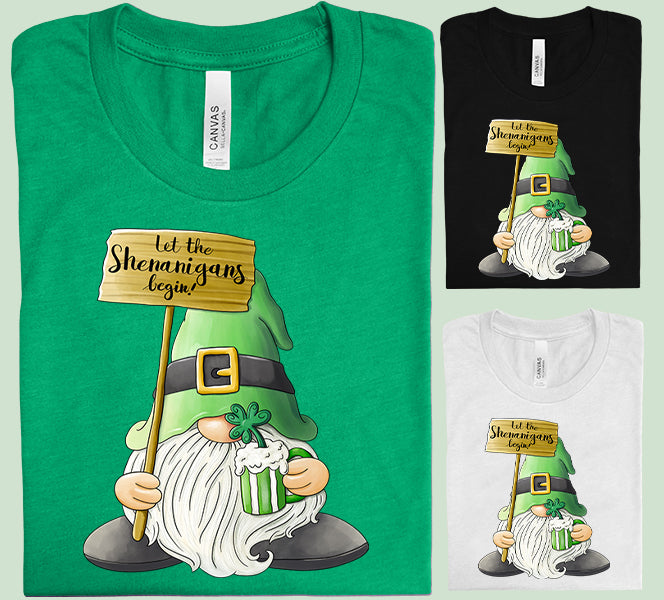 Let the Shenanigans Begin Graphic Tee