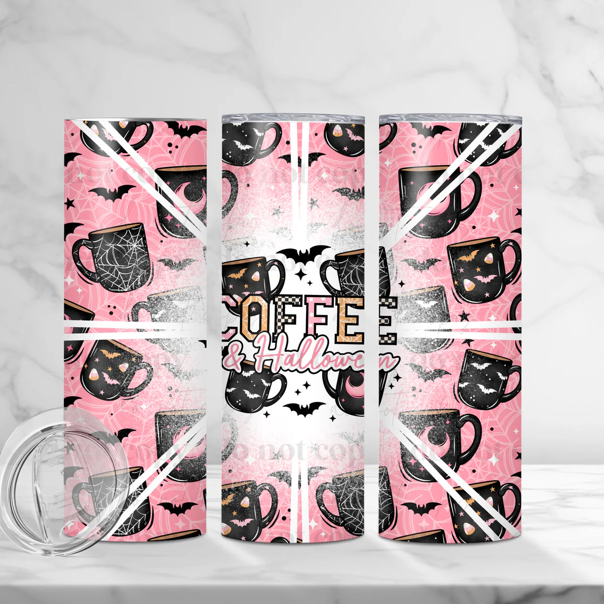 Coffee & Halloween 20 oz Skinny Tumbler