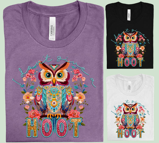 I Don't Give a Hoot Graphic Tee