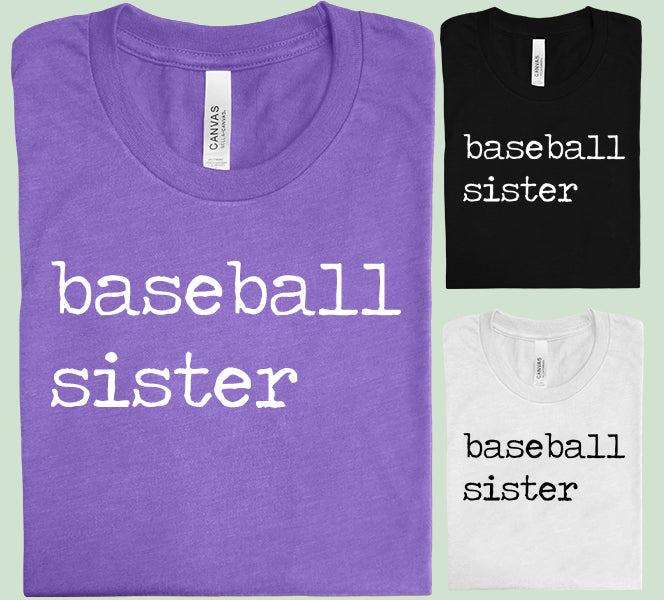 Baseball Sister Graphic Tee Graphic Tee