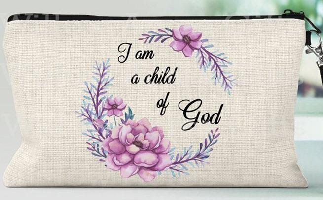 I Am A Child Of God Wristlet