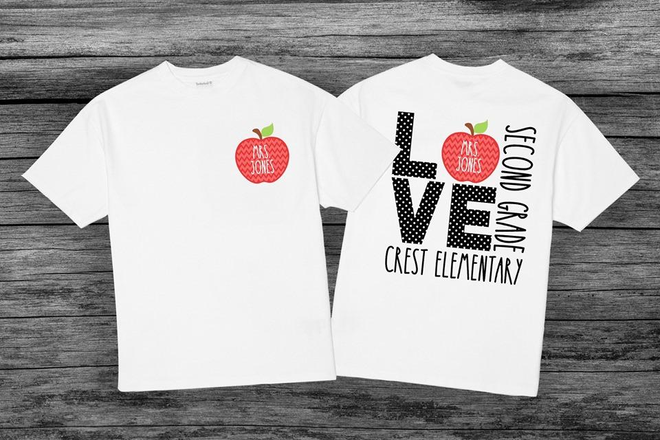 Love Customized Teacher Tee Graphic Graphic Tee