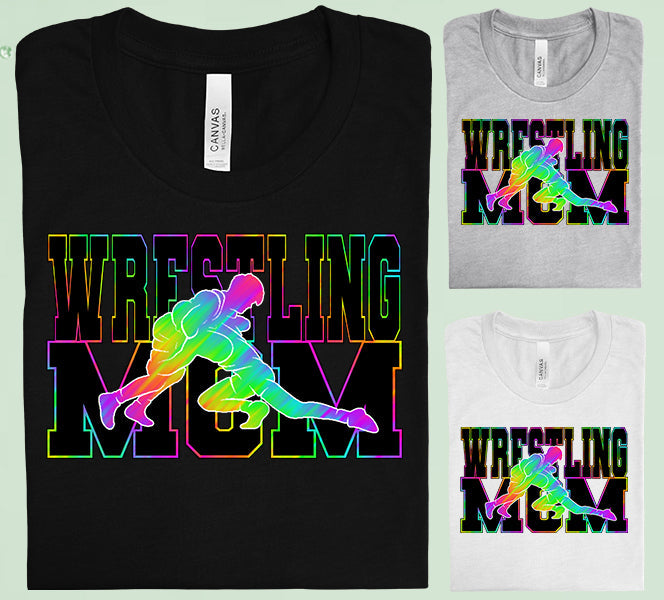 Wrestling Mom Graphic Tee Graphic Tee