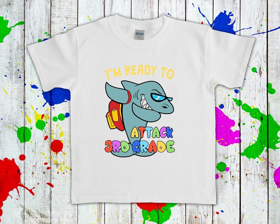 Im Ready To Attack School Grade Customized Graphic Tee Graphic Tee