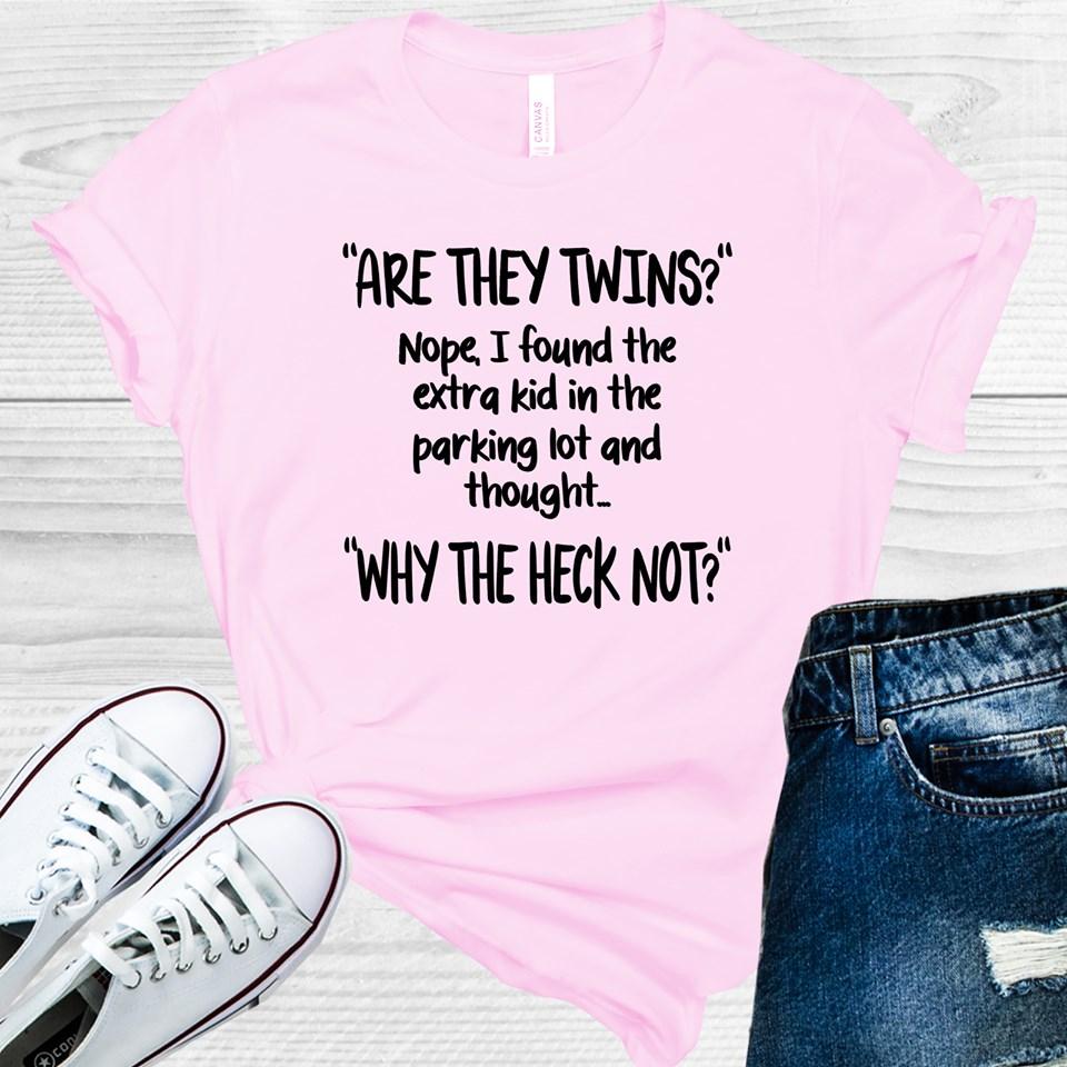 Are They Twins Graphic Tee Graphic Tee