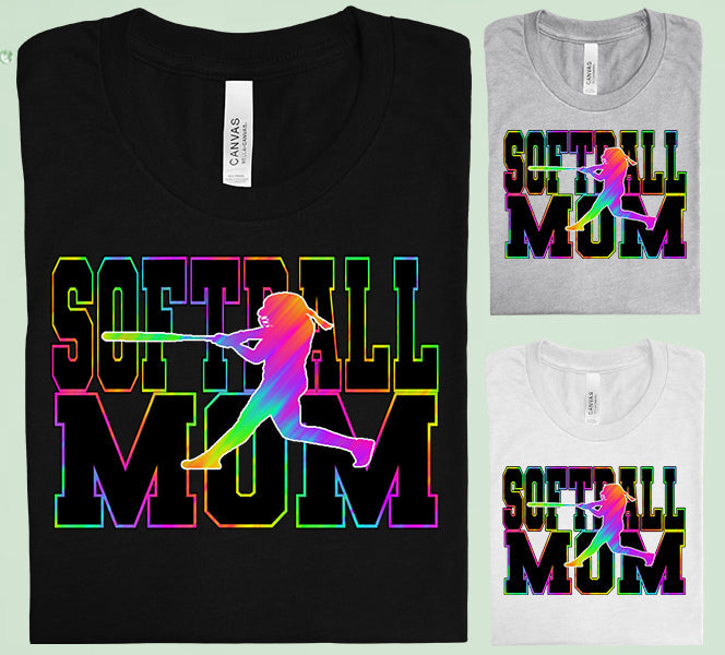 Softball Mom Graphic Tee Graphic Tee
