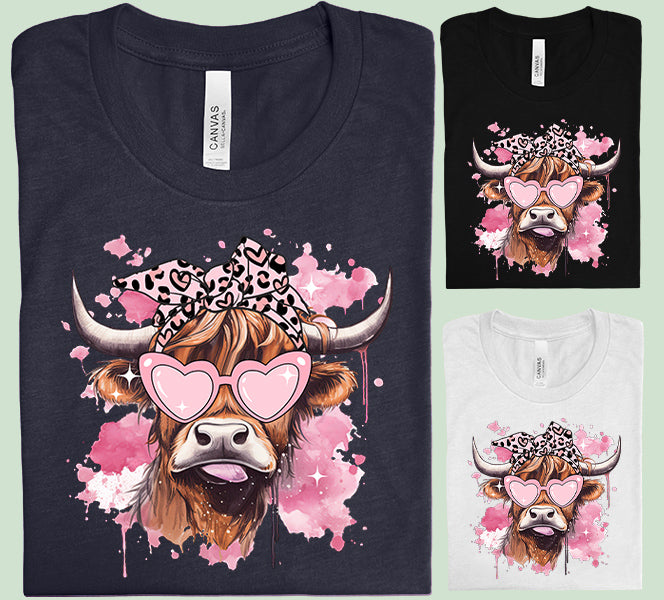 Pink Heifer Graphic Tee