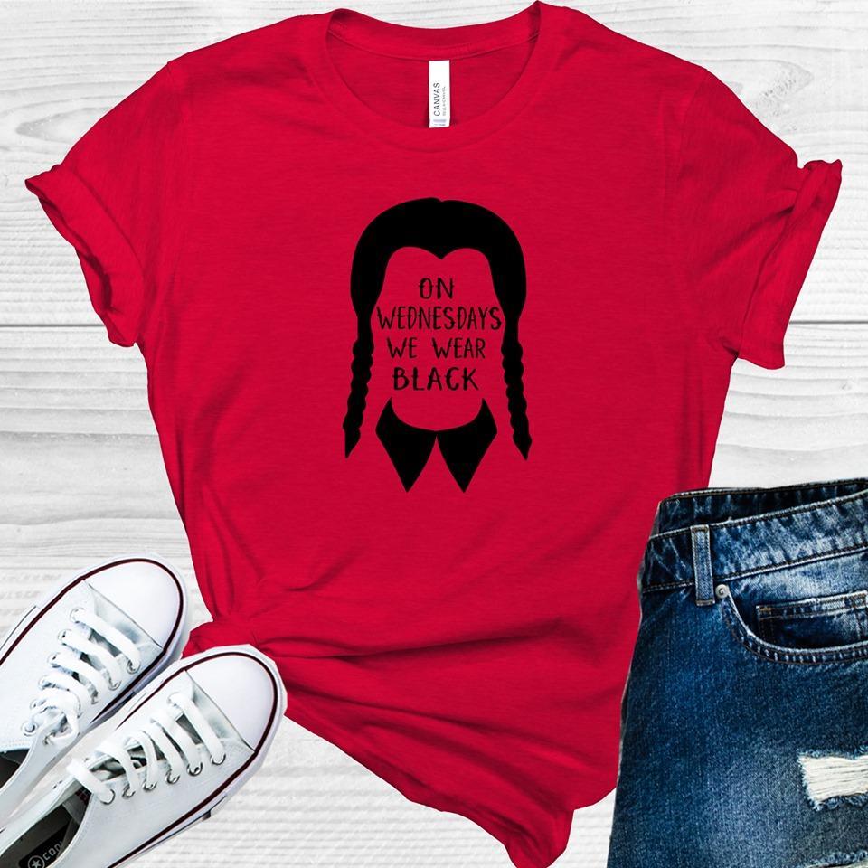 The Addams Family: On Wednesdays We Wear Black Graphic Tee Graphic Tee