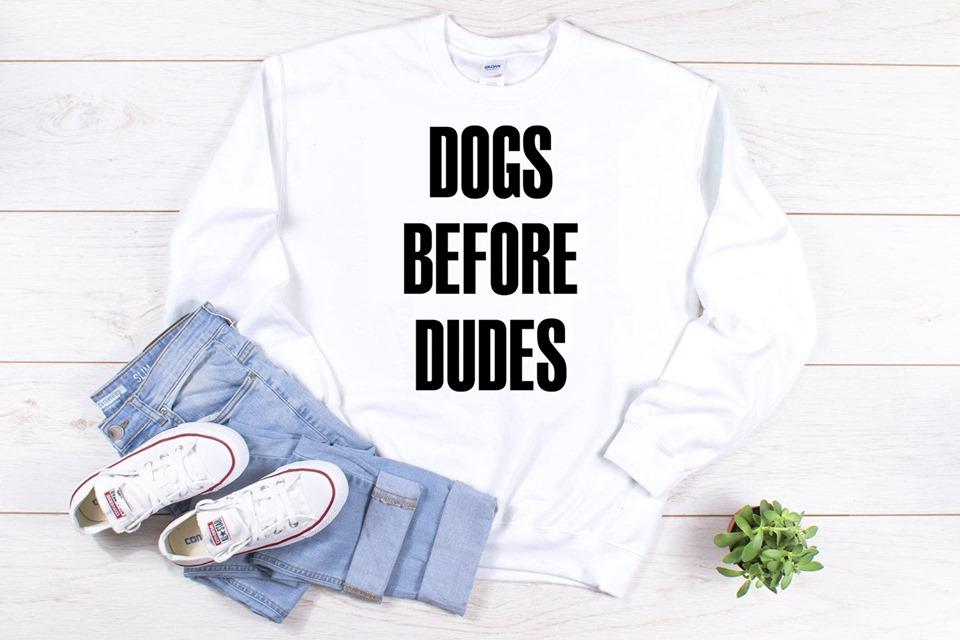 Dogs Before Dudes Graphic Tee Graphic Tee