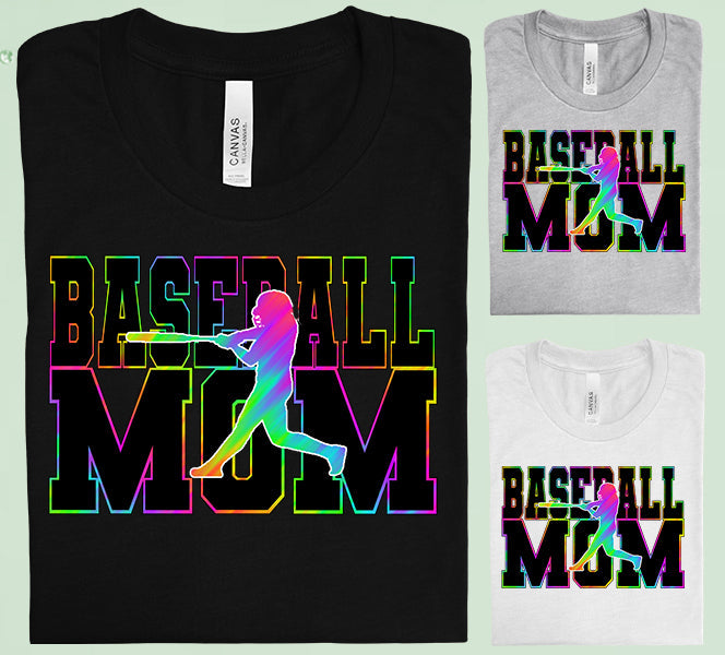 Baseball Mom Graphic Tee Graphic Tee
