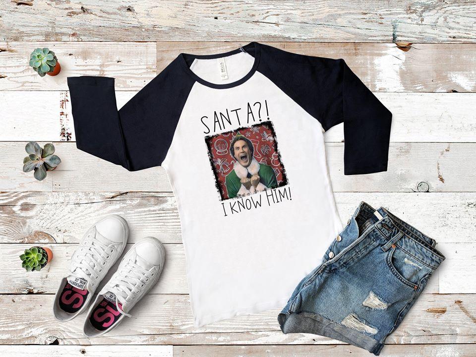 Santa I Know Him Graphic Tee Graphic Tee