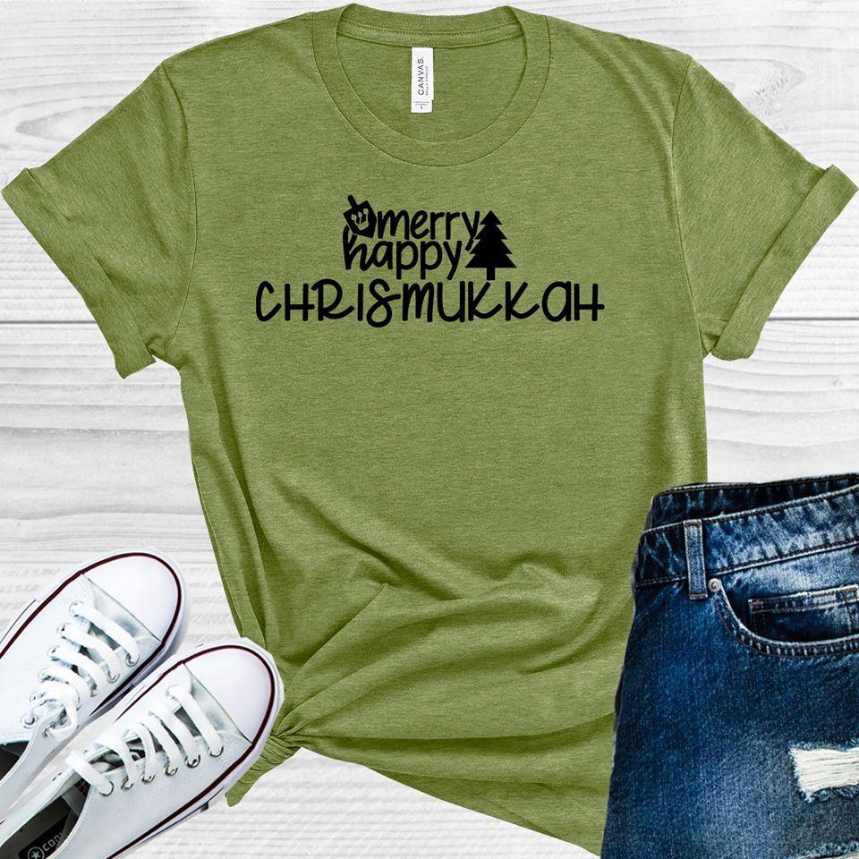 Merry Happy Chrismukkah Graphic Tee Graphic Tee