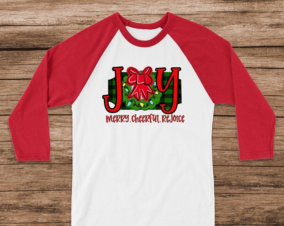 Joy Merry Cheerful Rejoice Graphic Tee Graphic Tee