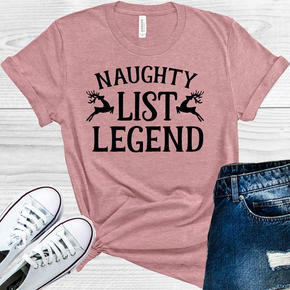 Naughty List Legend Graphic Tee Graphic Tee