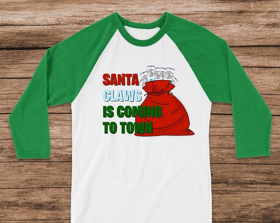 Santa Claws Is Coming To Town Graphic Tee Graphic Tee