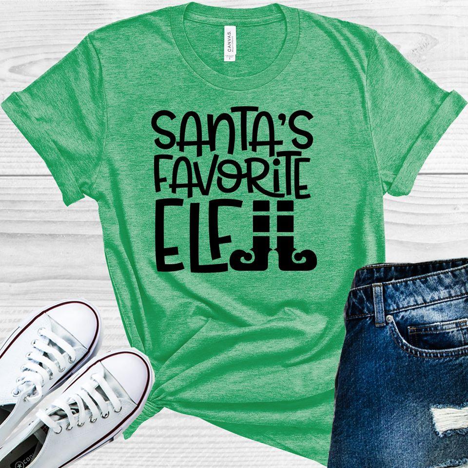 Santas Favorite Elf Graphic Tee Graphic Tee