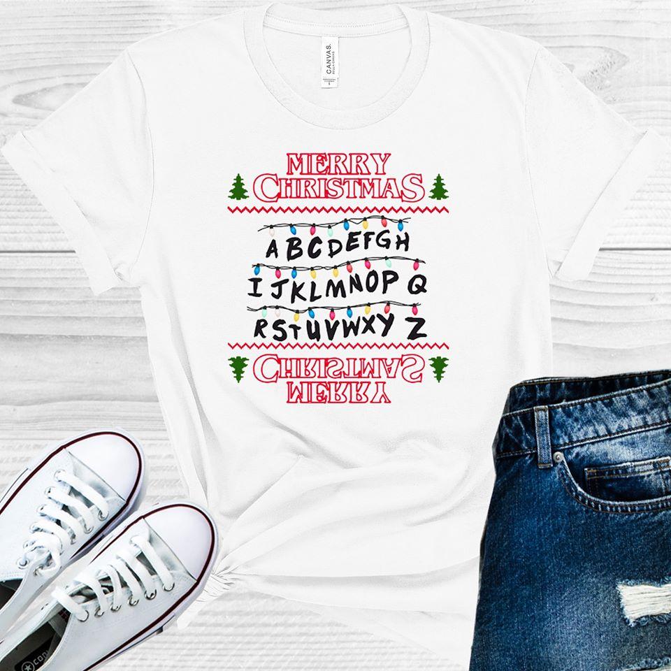 Stranger Things: Merry Christmas Graphic Tee Graphic Tee