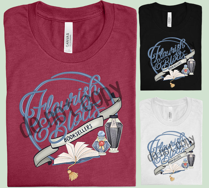 Flourish & Blotts Graphic Tee