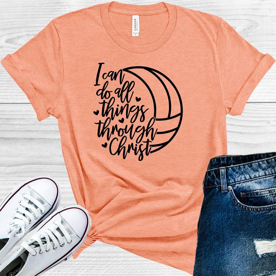 I Can Do All Things Through Christ Graphic Tee Graphic Tee