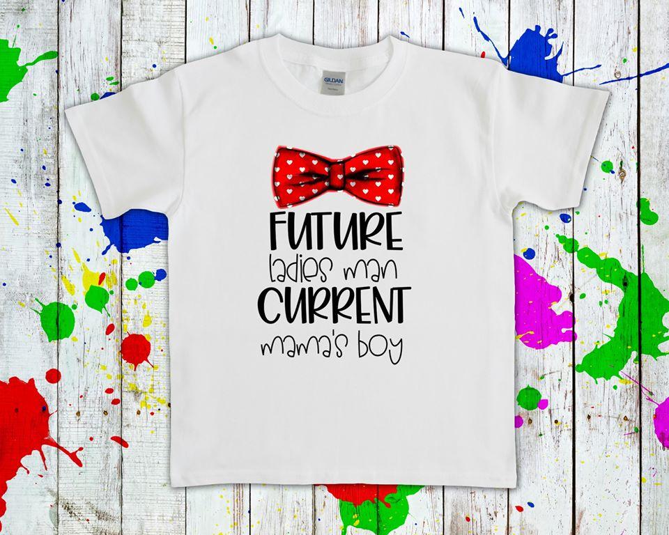 Future Ladies Man Current Mamas Boy Graphic Tee Graphic Tee