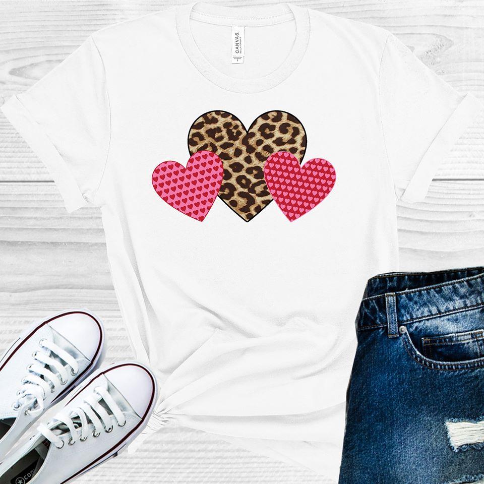 Valentine Hearts Graphic Tee Graphic Tee