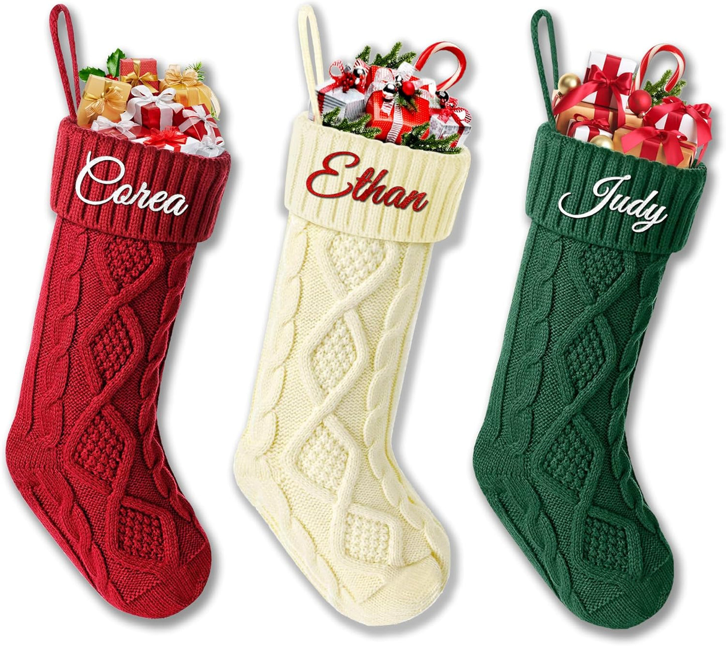 Embroidered Christmas Stocking