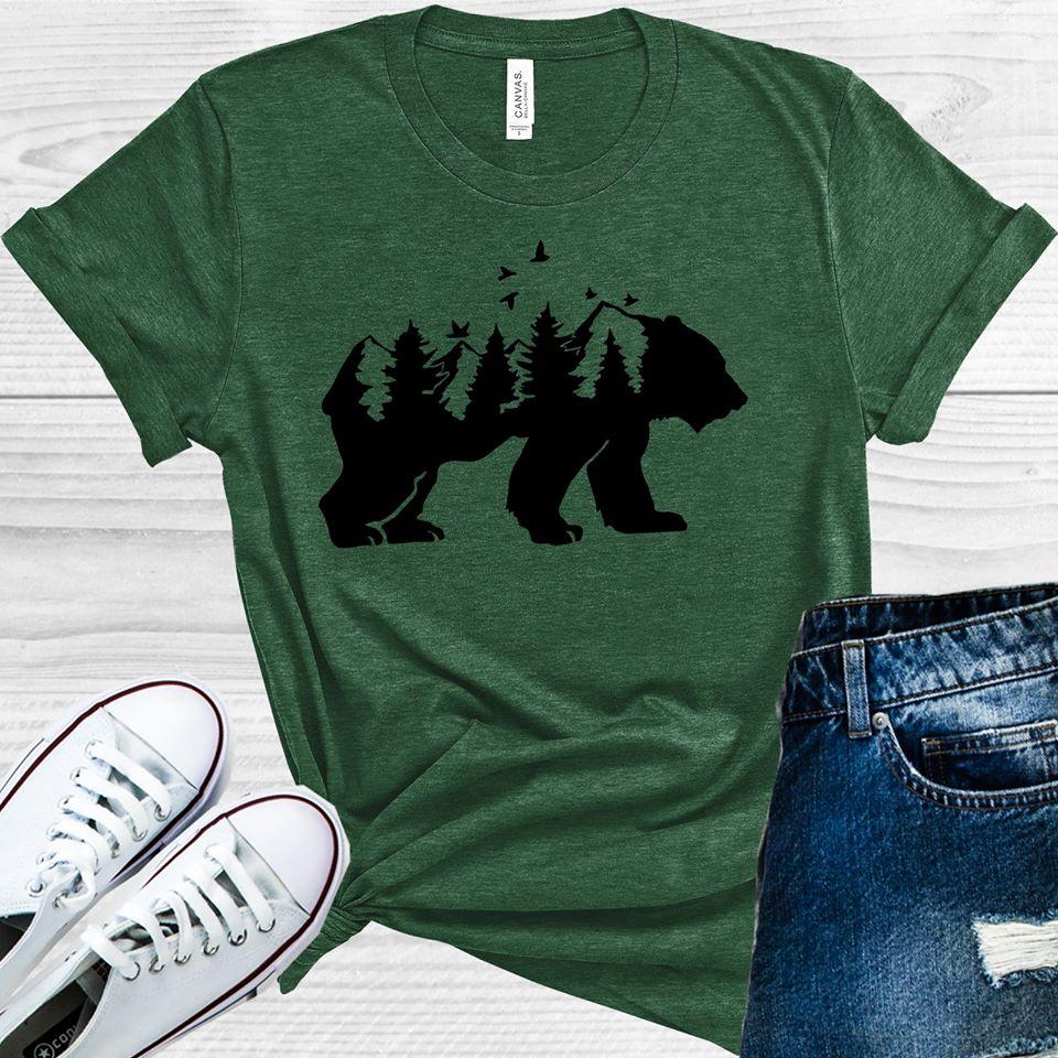 Bear Silhouette Graphic Tee Graphic Tee