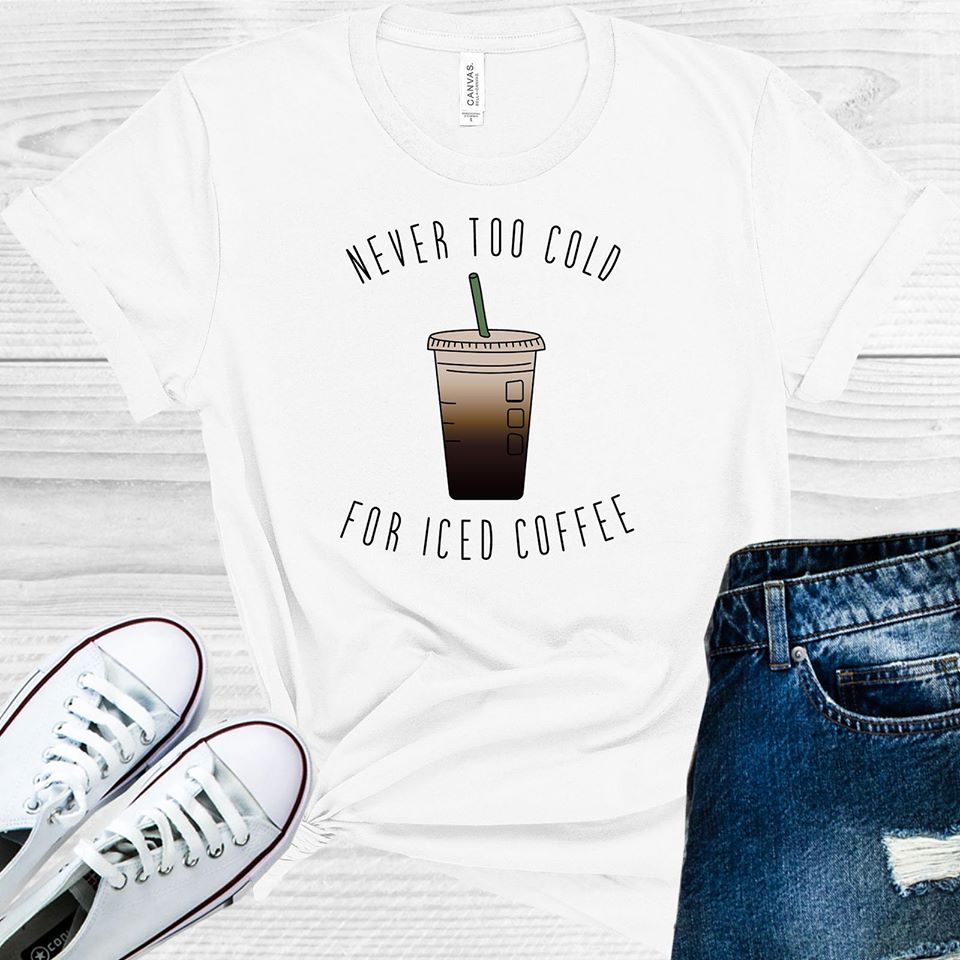 Ice coffee T Shirt Designs Graphics & More Merch