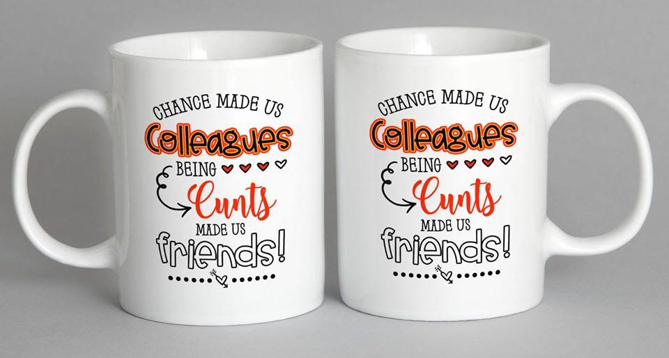 Chance Made Us Colleagues Mug Coffee