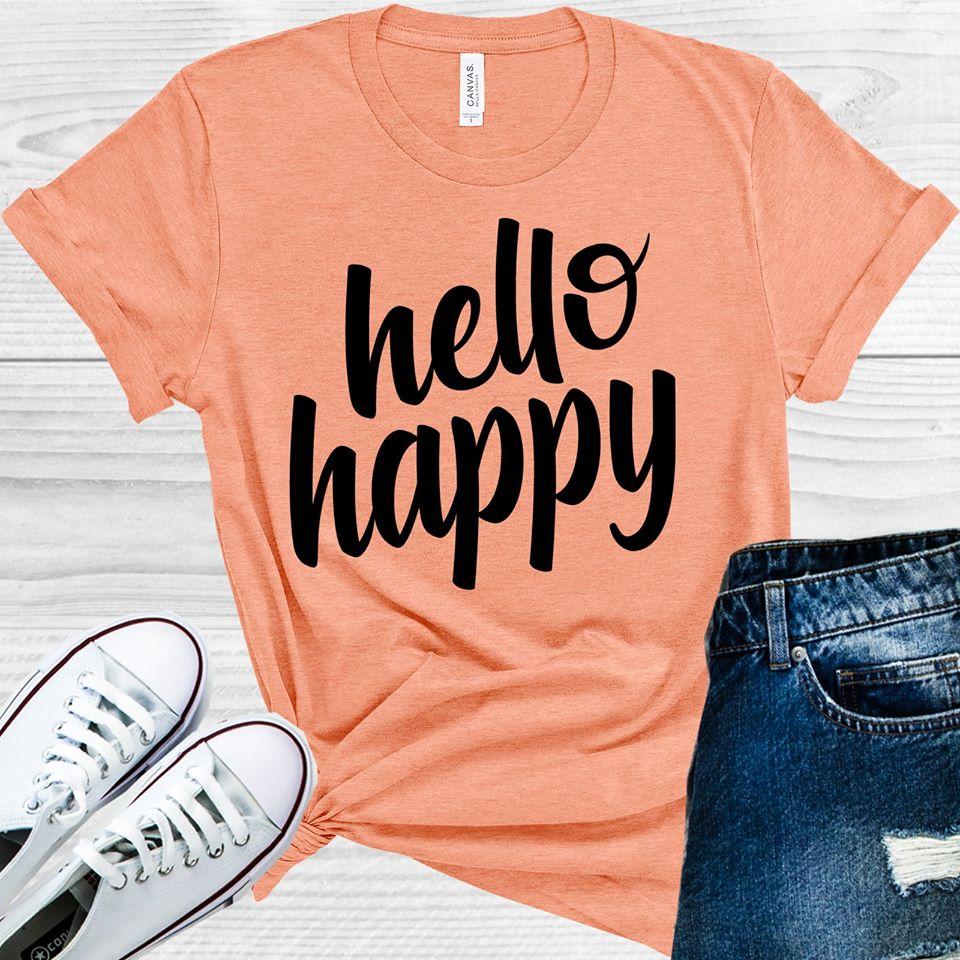 Hello Happy Graphic Tee Graphic Tee