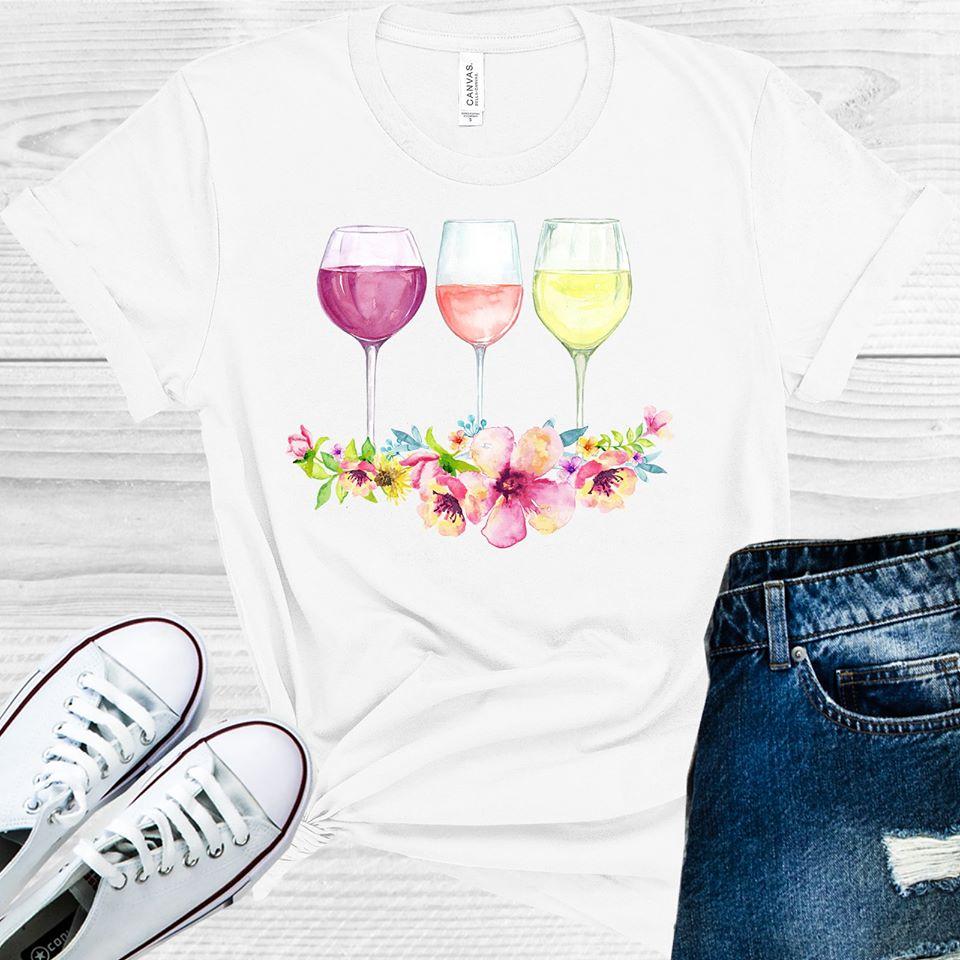 Wine Glasses Graphic Tee Graphic Tee