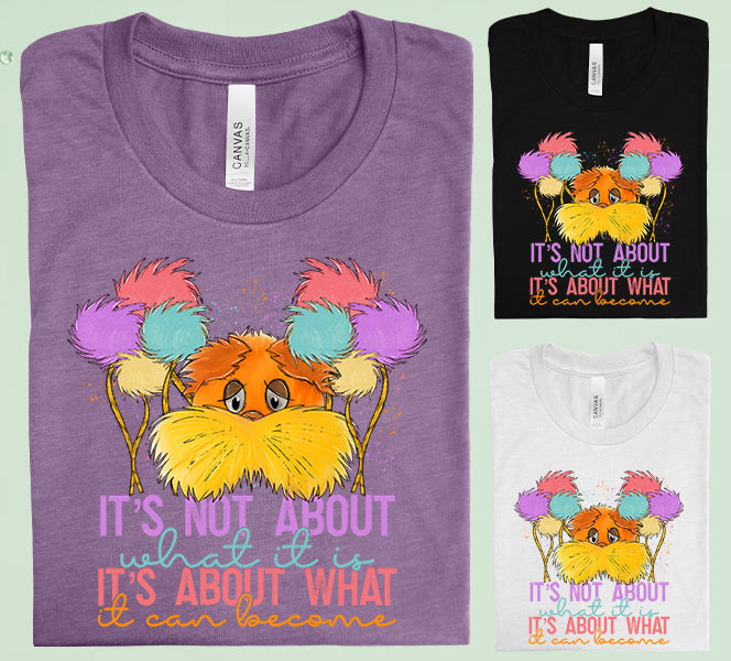 Its Not About What It Is Graphic Tee Graphic Tee