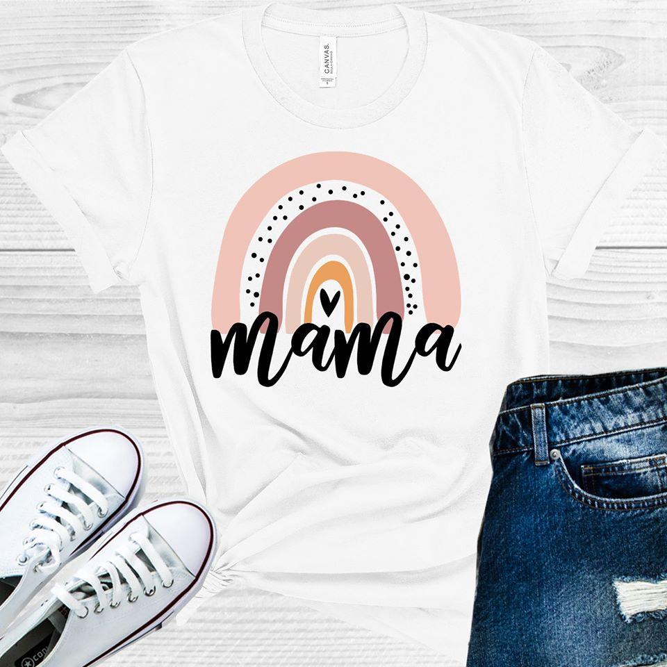 Mama Rainbow Graphic Tee Graphic Tee
