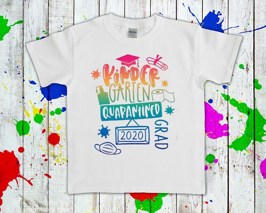 Rainbow Quarantined Grad 2020 Graphic Tee Graphic Tee