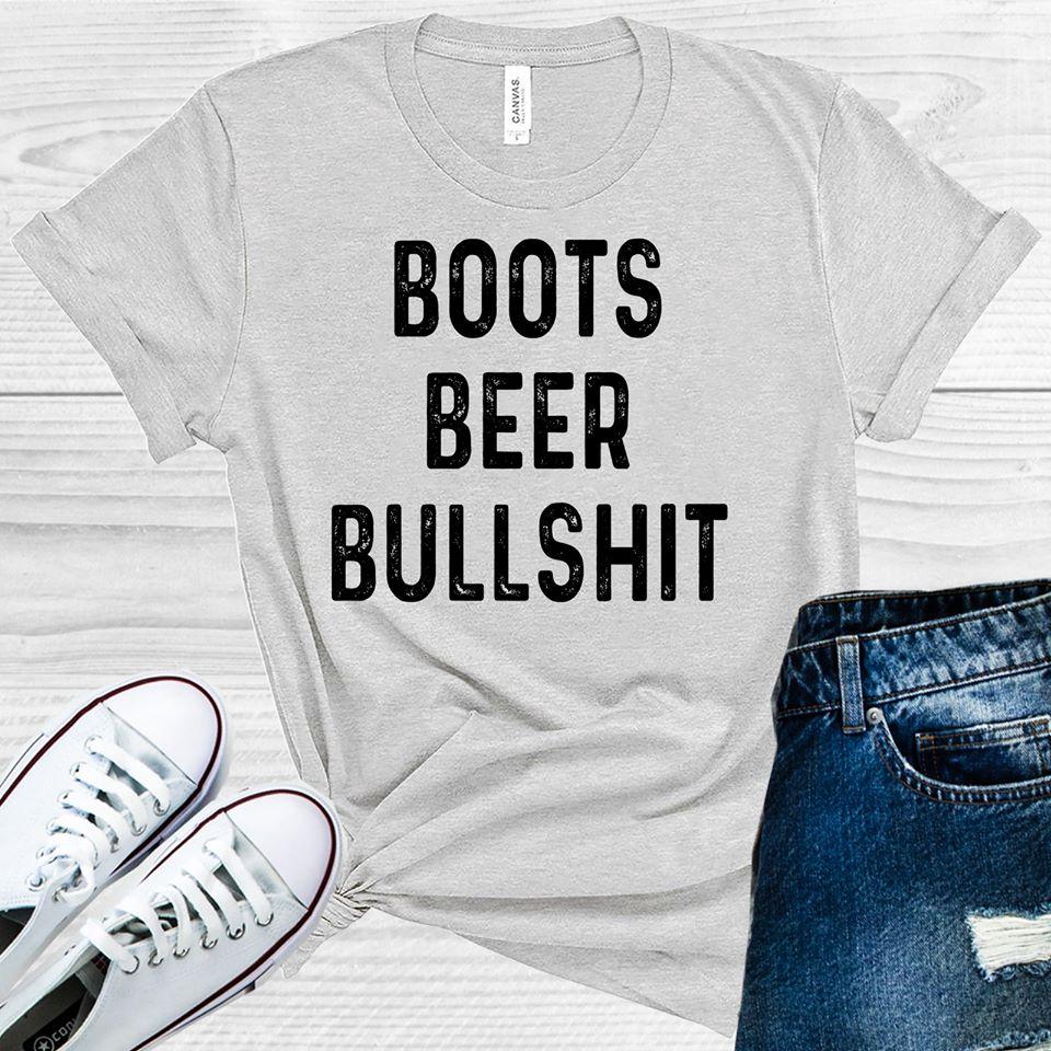 Boots Beer Bullshit Graphic Tee Graphic Tee