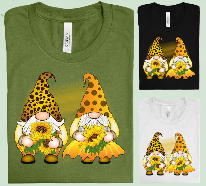 Sunflower Gnomes Graphic Tee Graphic Tee