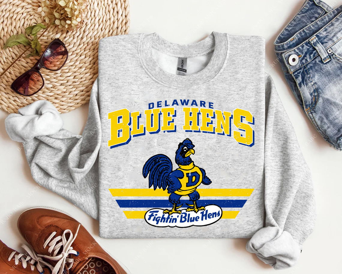 Vintage Team Blue Hens Graphic Tee