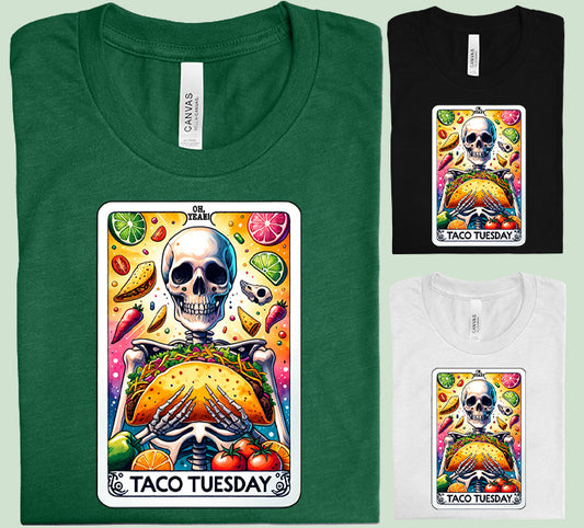Taco Tuesday Tarot Graphic Tee