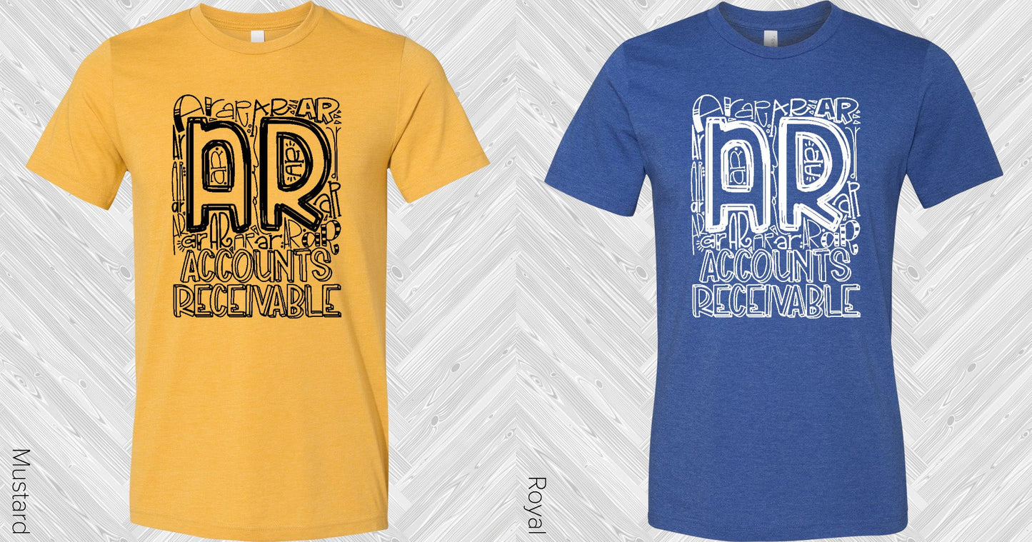 Accounts Receivable Subway Art Graphic Tee Graphic Tee