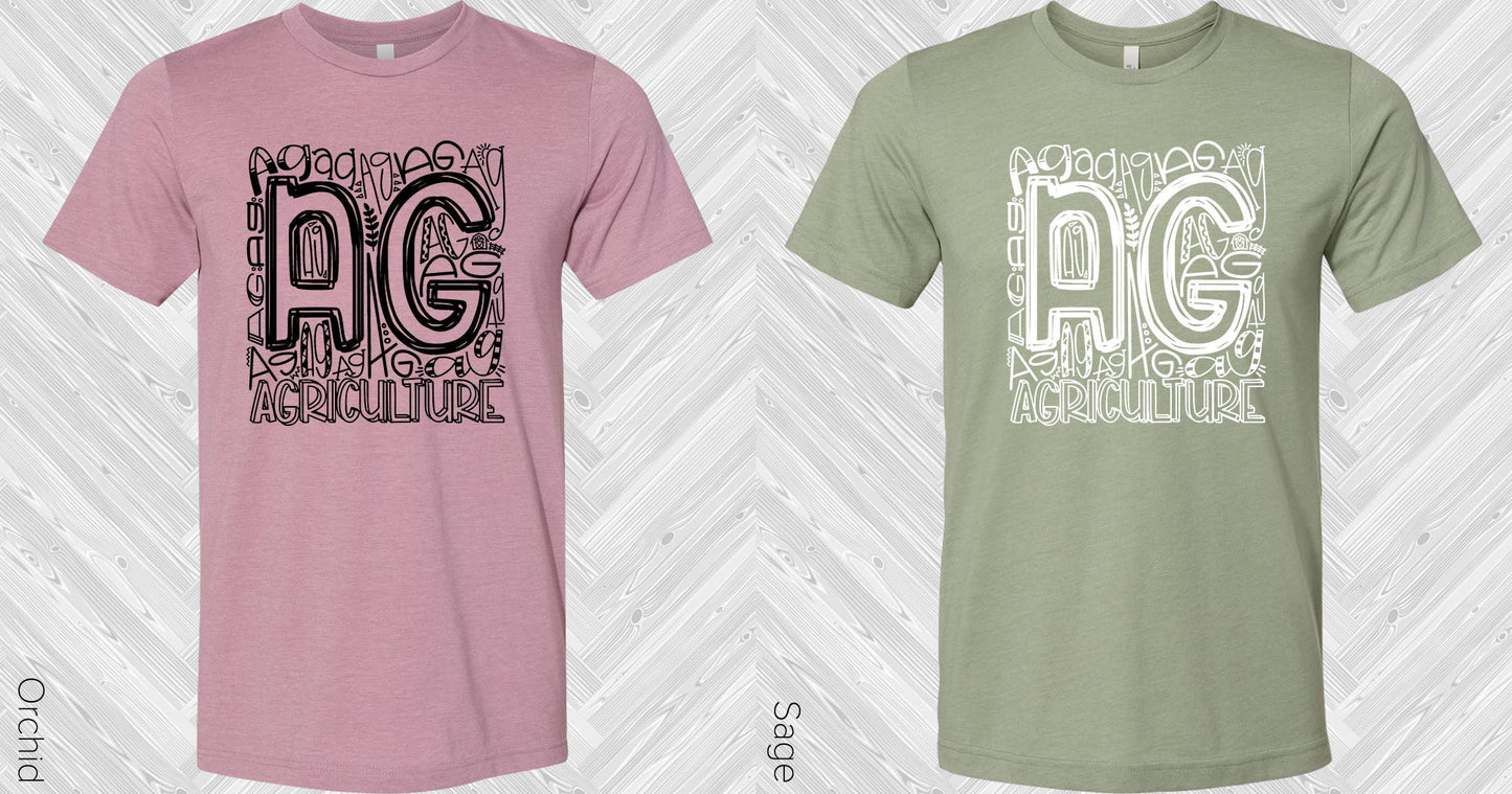 Agriculture Subway Art Graphic Tee Graphic Tee
