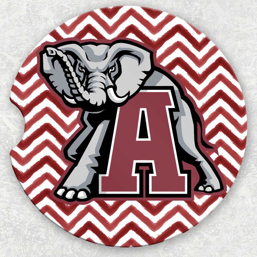 Car Coaster Set - Alabama Elephant