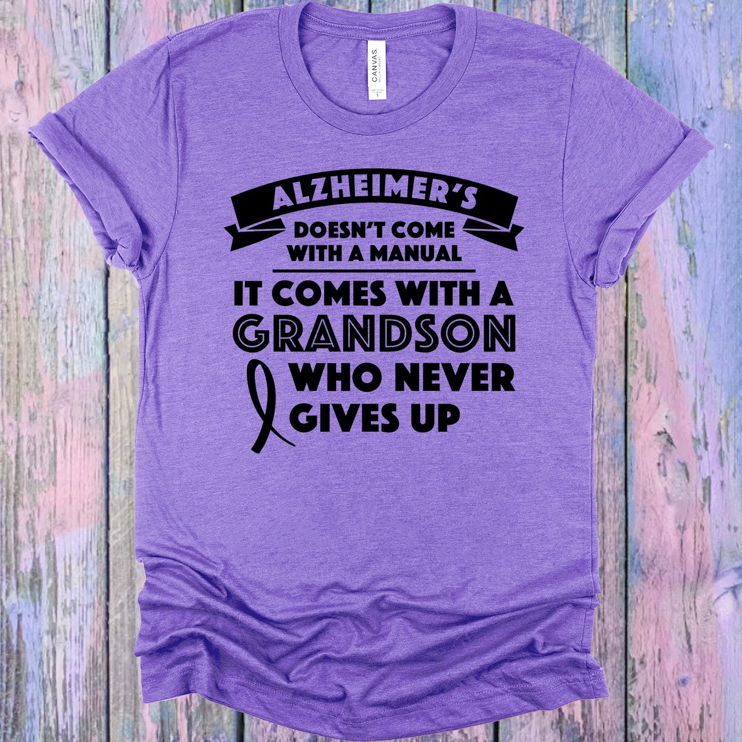 Alzheimers Doesnt Come With A Manual Graphic Tee Graphic Tee