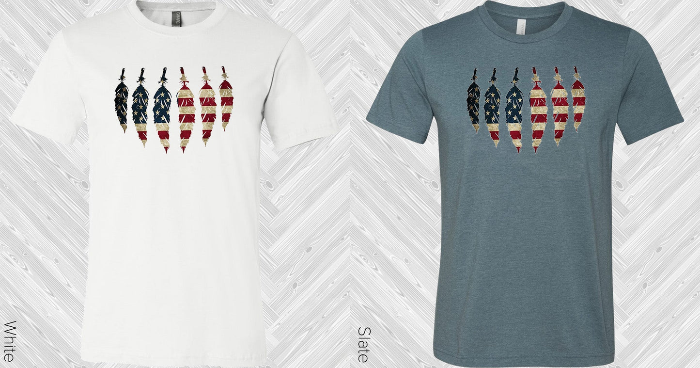 Americana Feathers Graphic Tee Graphic Tee