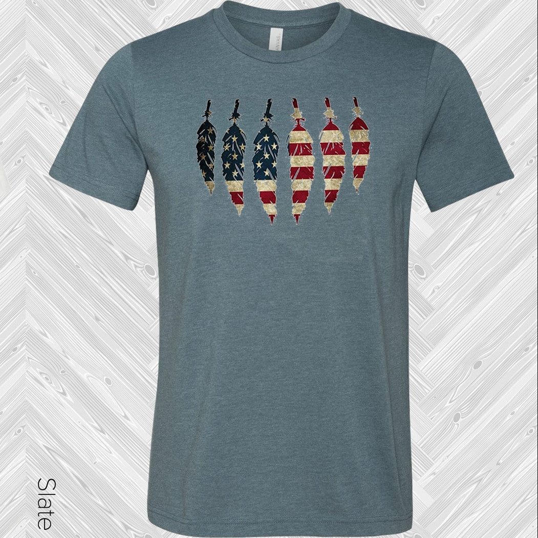 Americana Feathers Graphic Tee Graphic Tee
