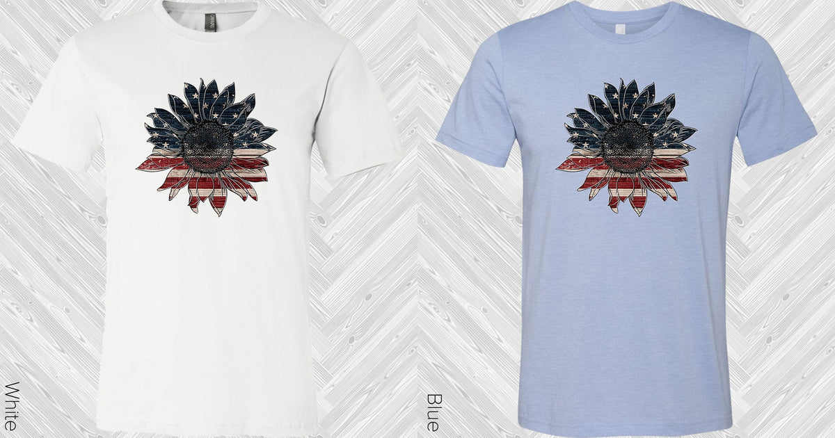 Americana Sunflower Graphic Tee Graphic Tee