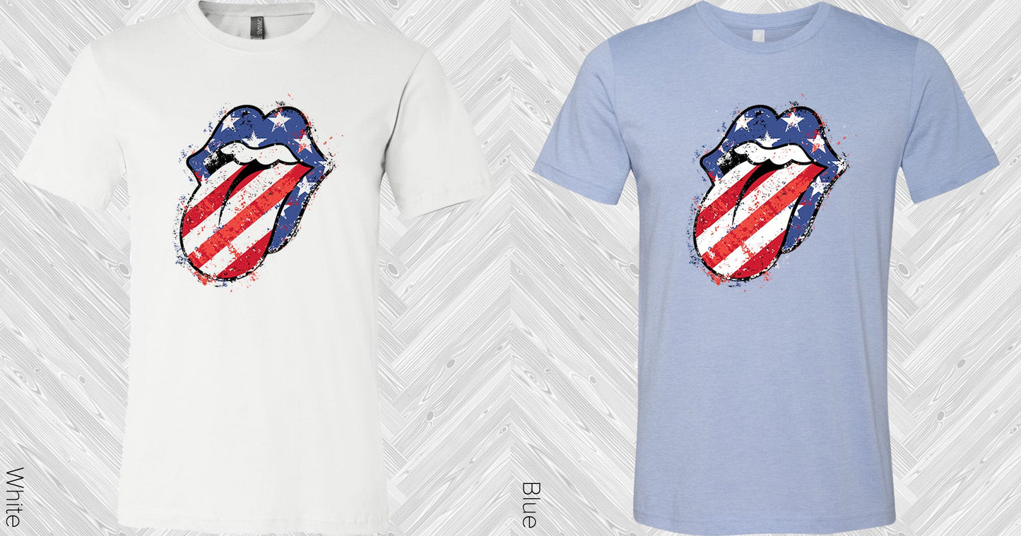 Americana Tongue Graphic Tee Graphic Tee