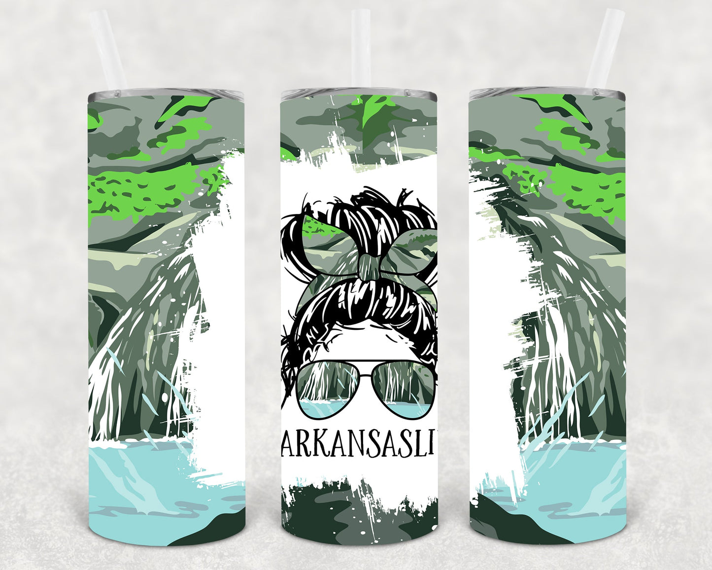 Arkansas Life 20 Oz Skinny Tumbler